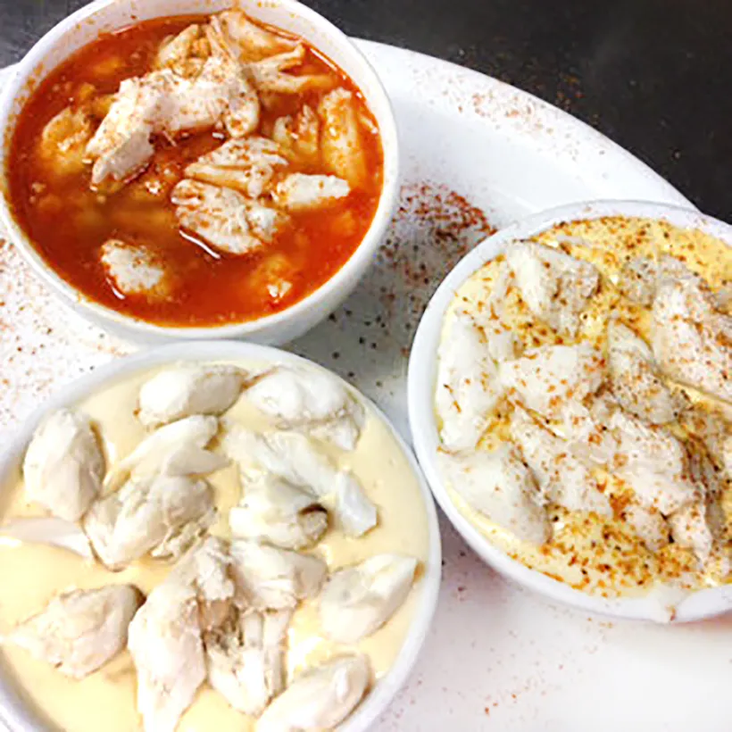 2 Crab Bombs + Soup Pack by Jerry's Seafood Goldbelly