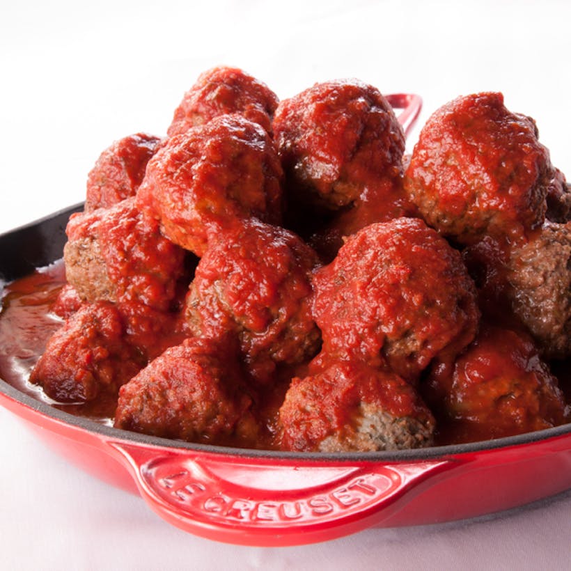 Meatballs in Red Gravy - Serves 10