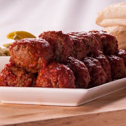 Meatballs in Red Gravy - Serves 10