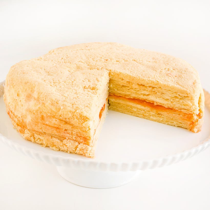 Original Vanilla Apricot Napoleon Torte