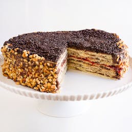 Chocolate Raspberry Napoleon Torte