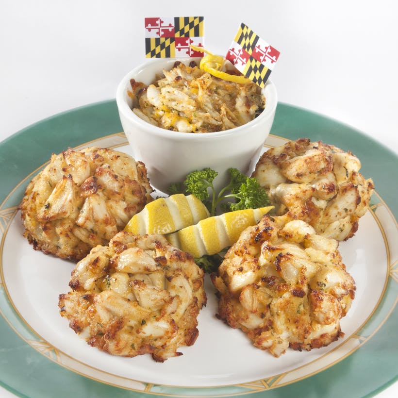 The Chesapeake - 4 Maryland Crab Cakes + Dip