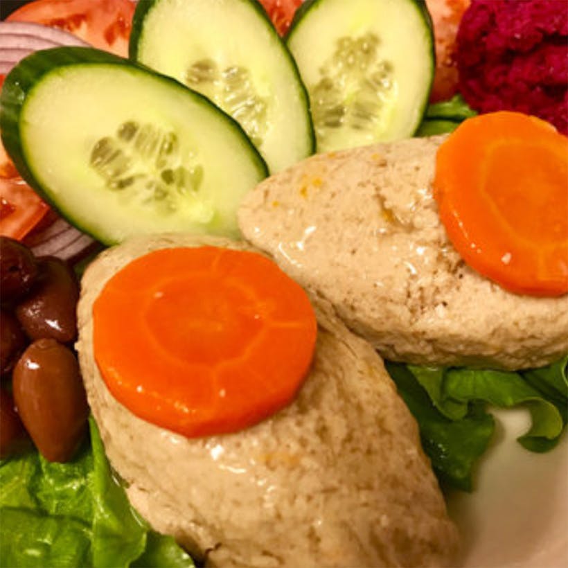 Gefilte Fish with Horseradish