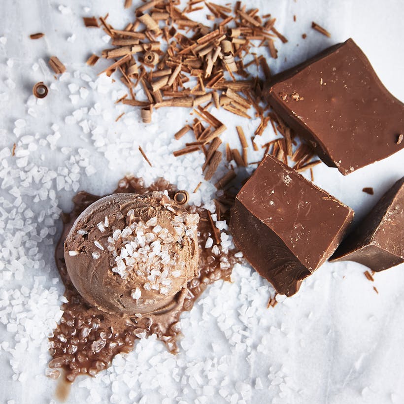 Dark Chocolate, Olive Oil & Sea Salt Ice Cream - 6 Pints