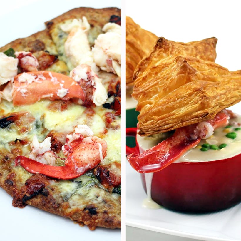 Oprah & Gayle's Maine Lobster Favorites - 2 Pot Pies & 2 Pizzas