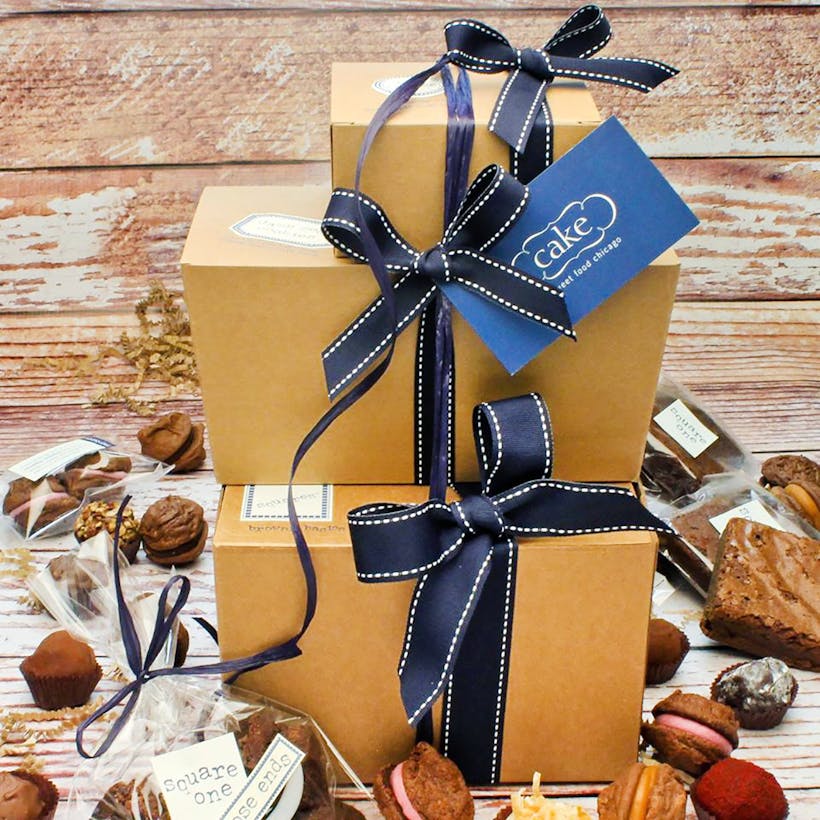 Chocoholics Anonymous Gift Box by Cake Chicago - Goldbelly