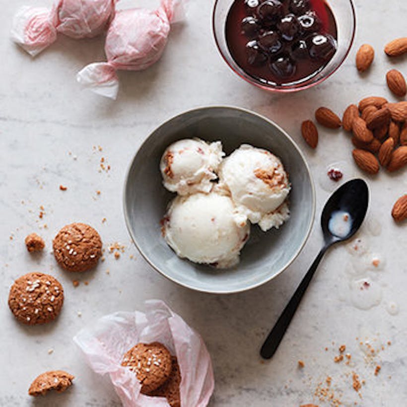 Amarena Cherry Gelato w/ Amaretti - 6 pack