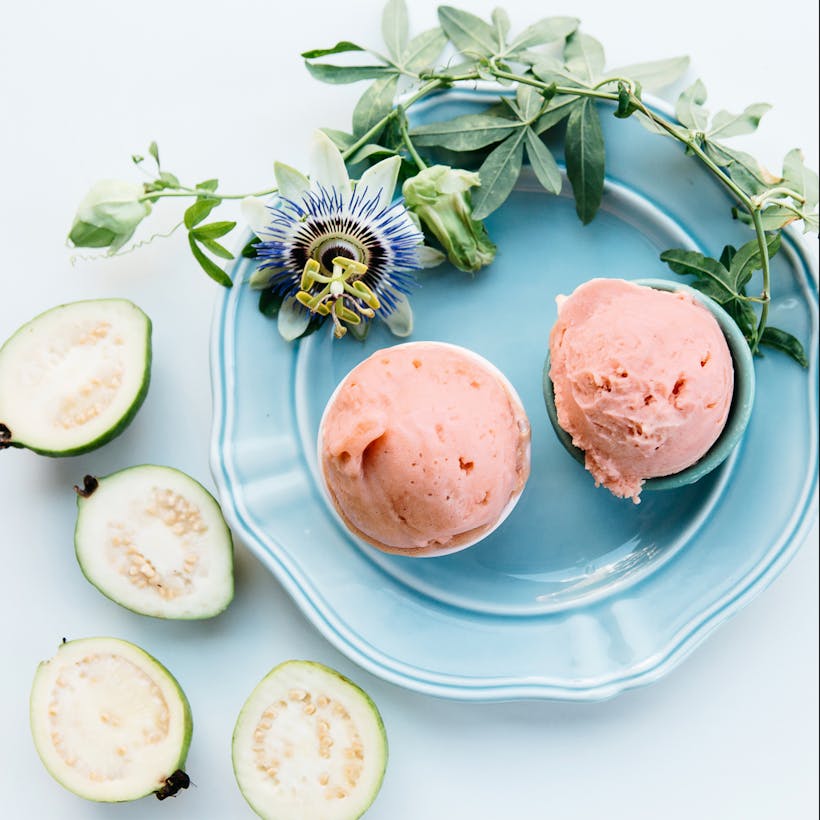 Vegan Passionfruit Guava Sorbet - 6 Pints
