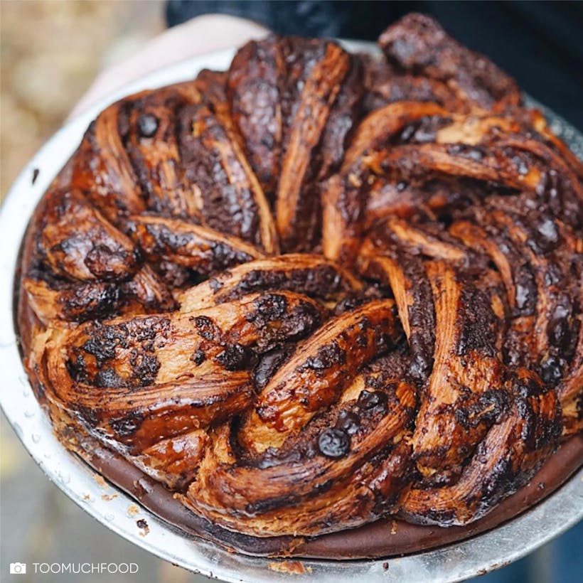 Breads Bakery Chocolate Babka Pie