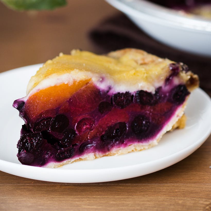 Blueberry Peach Pie