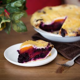 Blueberry Peach Pie