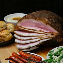 Honey Bourbon Smoked Boneless Ham