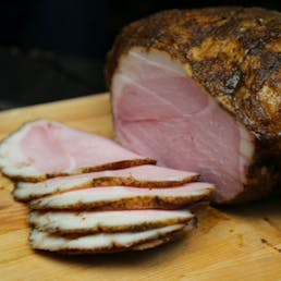 Honey Bourbon Smoked Boneless Ham