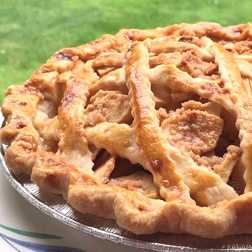 Sea Salt Caramel Apple Pie