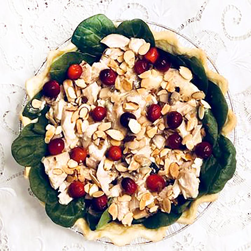 Chicken Cranberry Brie Pie