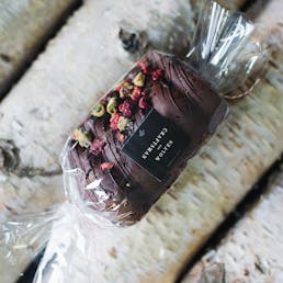 Smoked Pistachio Dried Cherry Chocolate Fudge