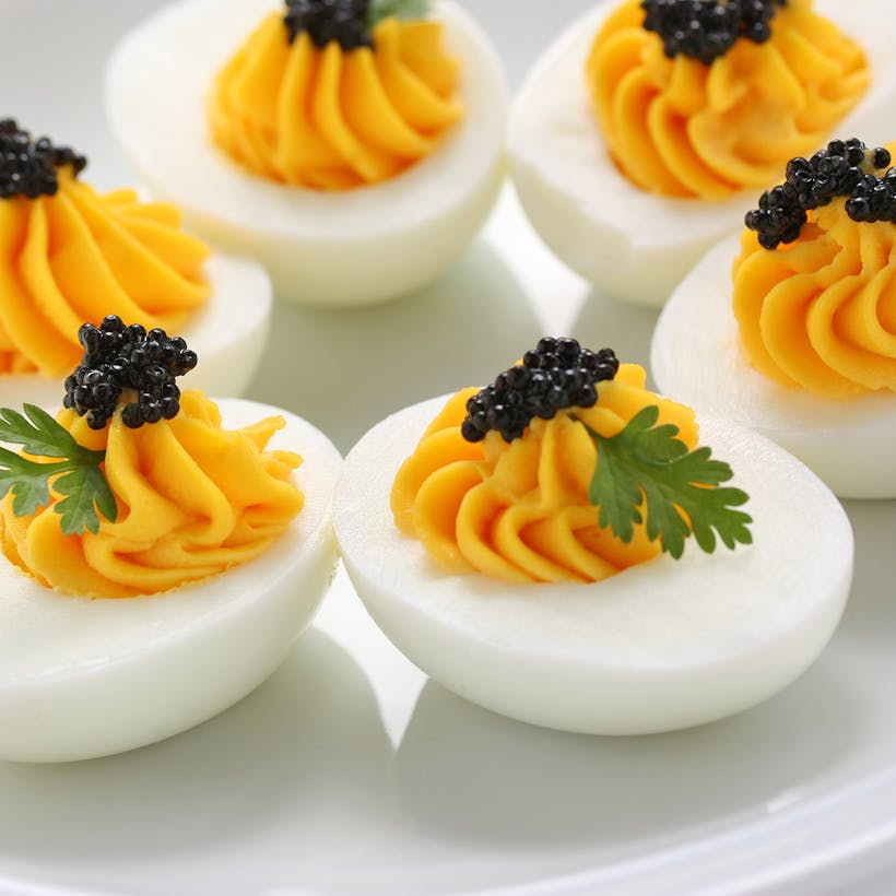 Smoked Salmon Stuffed Eggs