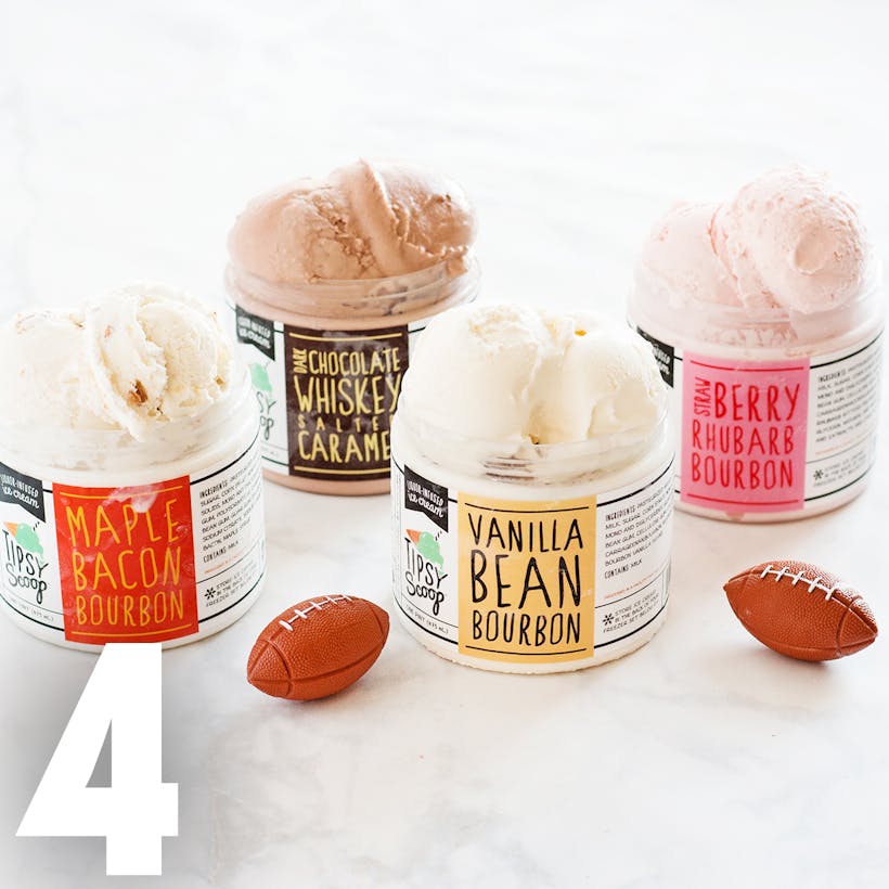 Game Day Whiskey Lovers Ice Cream Party Pack - 4 pints