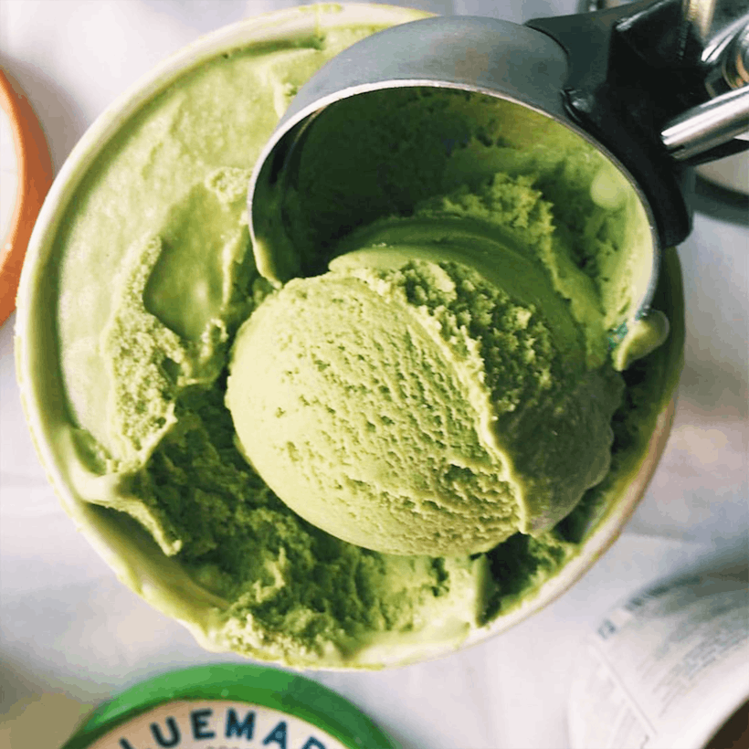 Organic Green Tea Ice Cream - 6 Pints