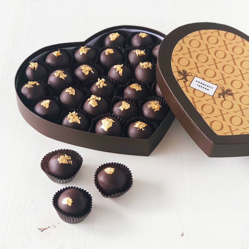 Chocolate Hazelnut Praline Truffle Box