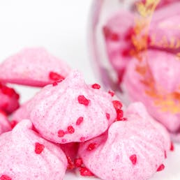 Rose Meringue Buttons