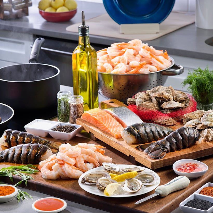 Seafood Dinner Party Box - Serves 16-20