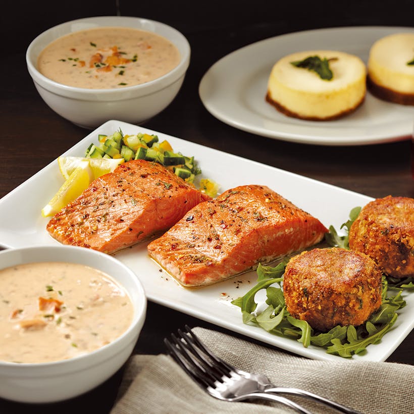 Wild Sockeye Salmon Dinner for 4