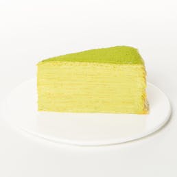 Green Tea Mille Crêpes Cake