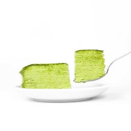 Green Tea Mille Crêpes Cake