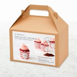 Pink Velvet Cupcakes DIY Baking Kit