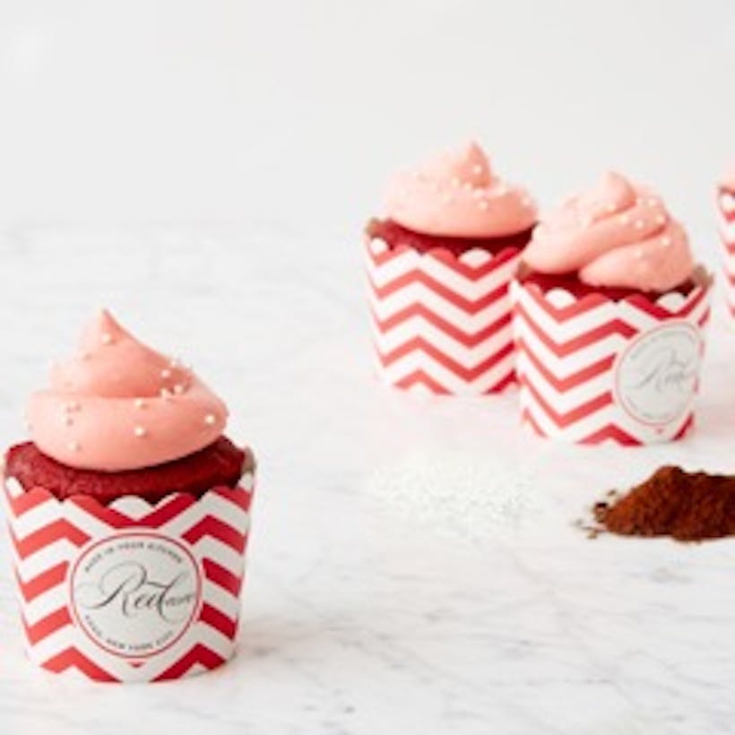 Pink Velvet Cupcakes DIY Baking Kit