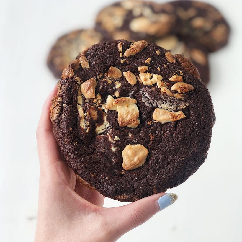 Dark Chocolate White Chocolate Chip Cookies