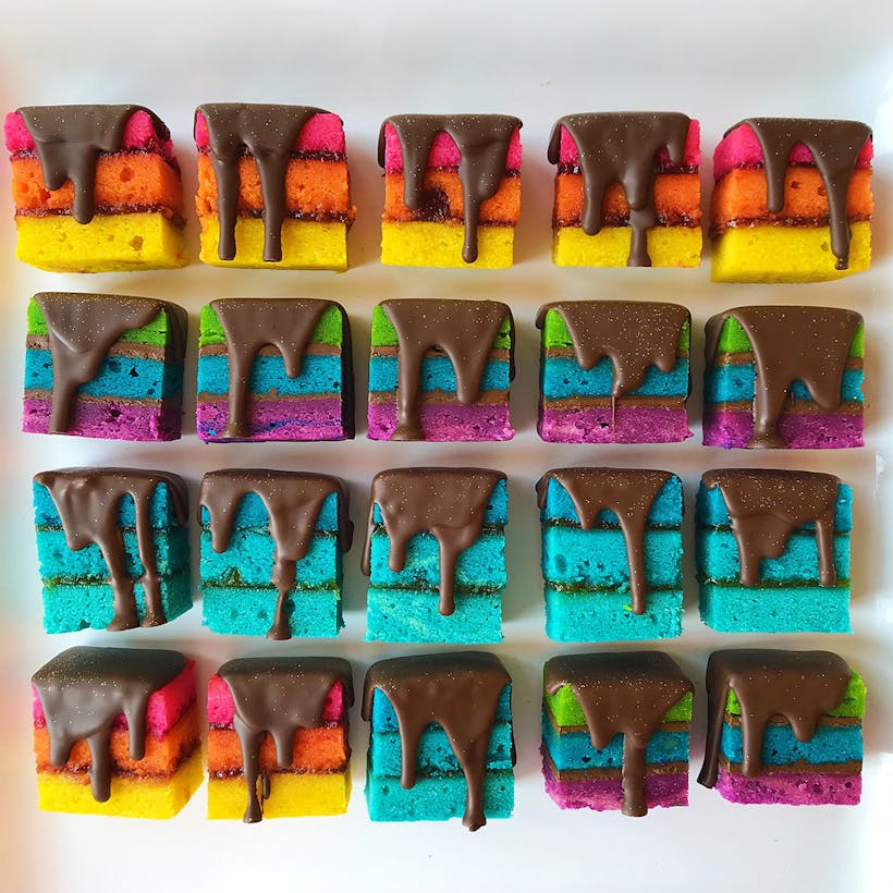 Rainbow Cookies Assorted Fillings - 40 Pack