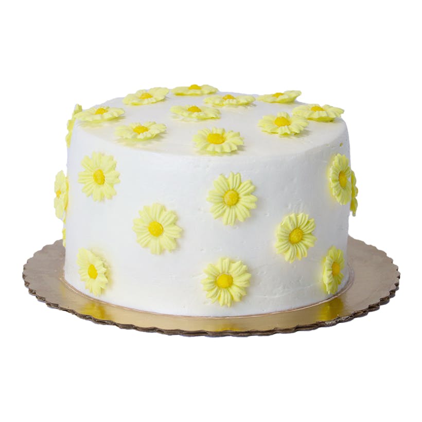 Lemon Raspberry Daisy Cake - Mother's Day Edition