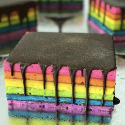 **Local Delivery** Signature Rainbow Cookie Cake