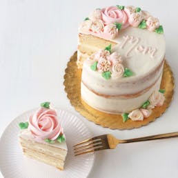 Naked Floral Mother's Day Cake