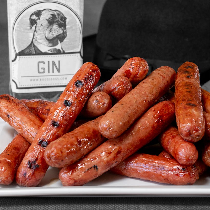 Prime GIN-ister Hot Dogs