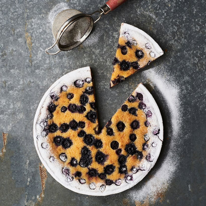 Blueberry Frangipane Tart