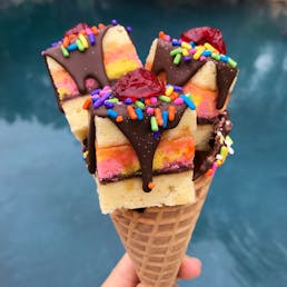 Hot Fudge Sundae Rainbow Cookies- 20 Pack