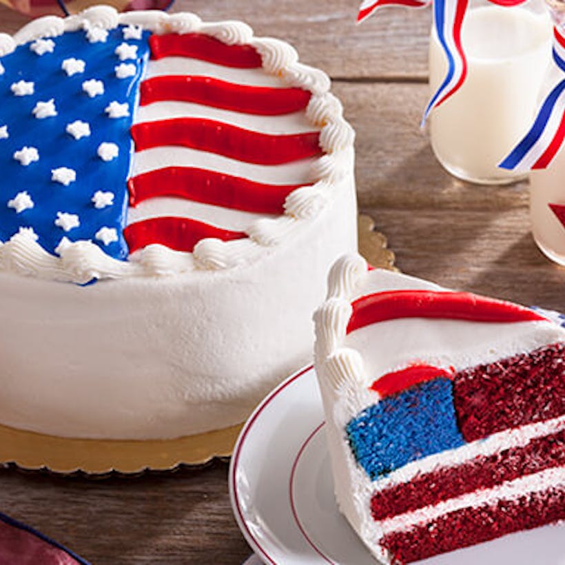 The Stars and Stripes Cake