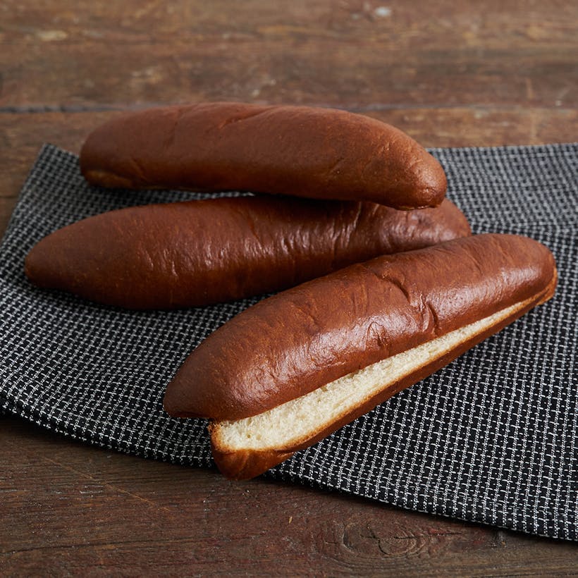 Pain Au Lait Hot Dog Buns - 8 Pack