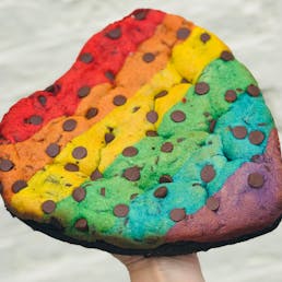 Pride Brookie Cake