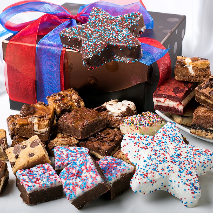 July 4th Brownies In A Box