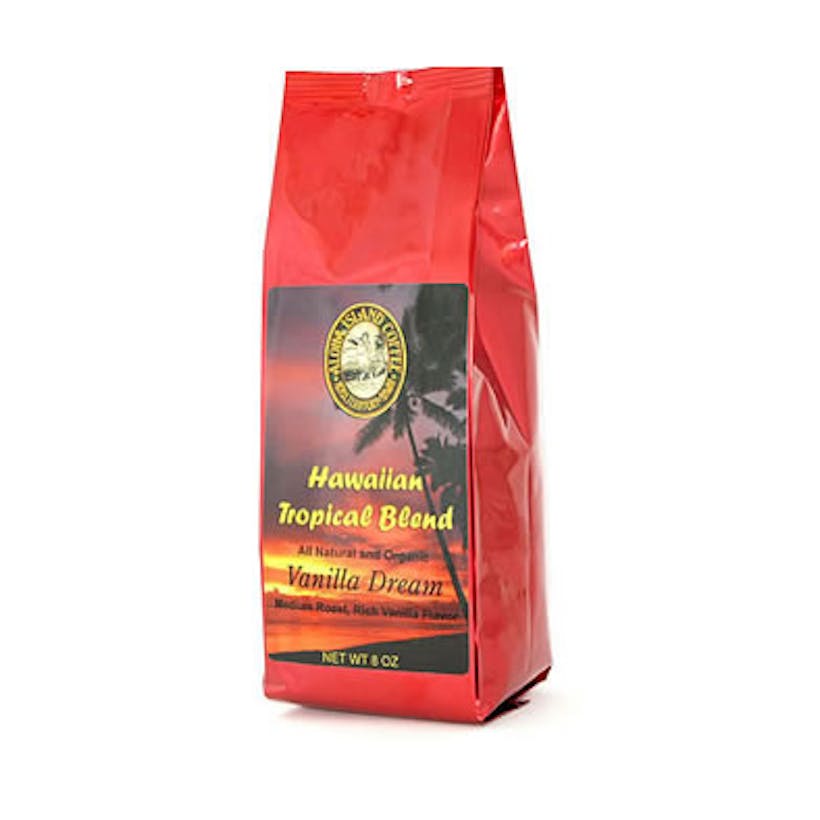 Whole Bean Kona Hawaiian Coffee - 8 oz. bag