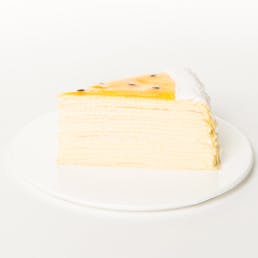 Passion Fruit Mille Crêpes Cake