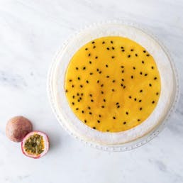Passion Fruit Mille Crêpes Cake