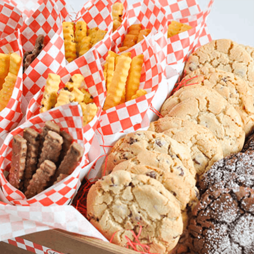 Cookie Combo Basket: Cookie Fries + Gourmet Cookies