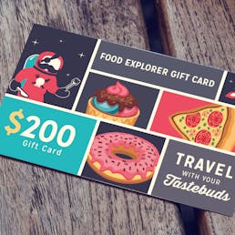 Food Explorer Gift Box + $200 Gift Card