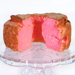 Strawberry Angel Food Cake