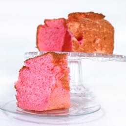 Strawberry Angel Food Cake